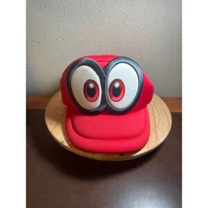 Super Mario Odyssey‎ Cappy Hat Nintendo Kids Cosplay Costume Red